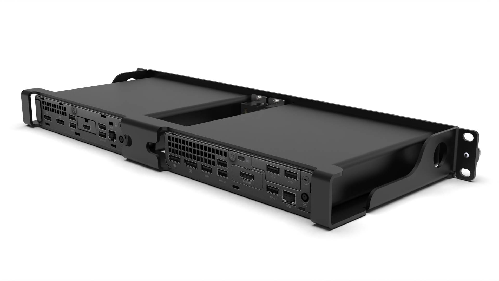 1U 19 inch HP mini rack mount for 2x HP mini MyElectronics