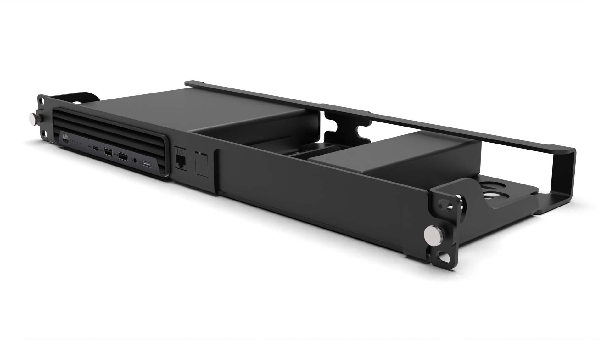 1U 19 inch HP mini rack mount for 2x HP mini MyElectronics