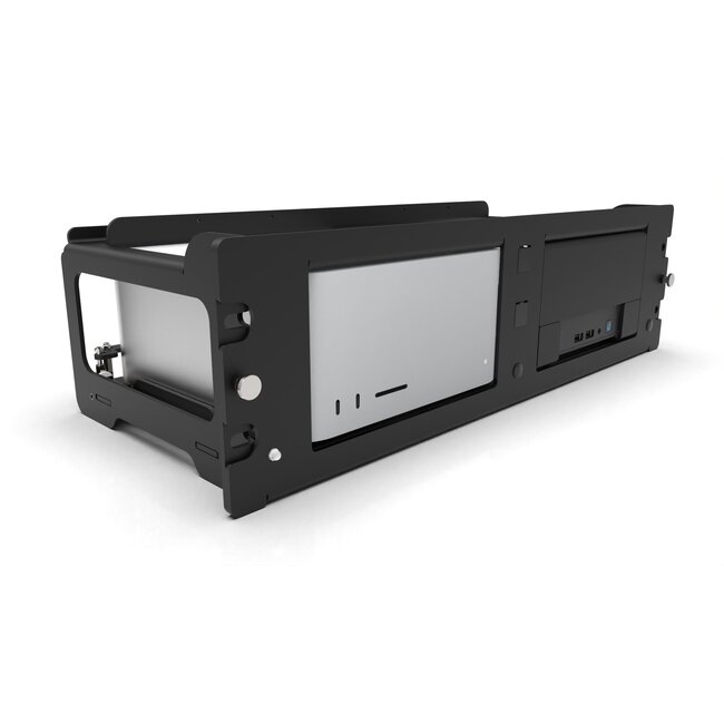 Mac Studio Rack Mount 19 inch for 1 Mac Studio & 1 NUC ('low' model)