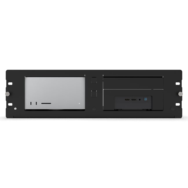 Mac Studio Rack Mount 19 inch for 1 Mac Studio & 1 NUC ('high' model)
