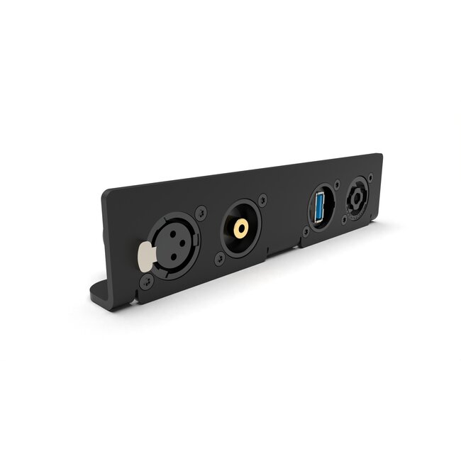 Mac Mini Rack Mount for 1 Mac mini & 4x XLR/Neutrik