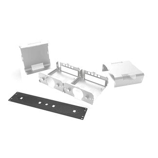 19 inch FrontPlate 2U for combining 2x Mini-ITX DeskTop case to 1 Dual mini-ITX case/rackmount