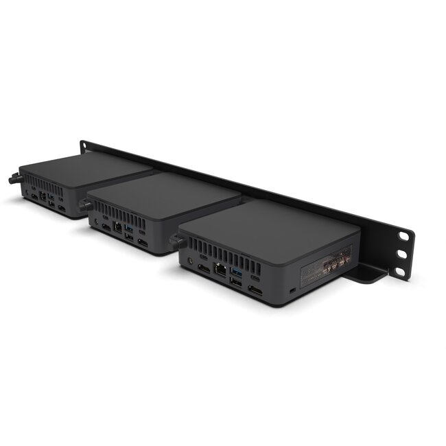 19inch 1U RackMount kit for 1-3 NUC's including 2x blind cover