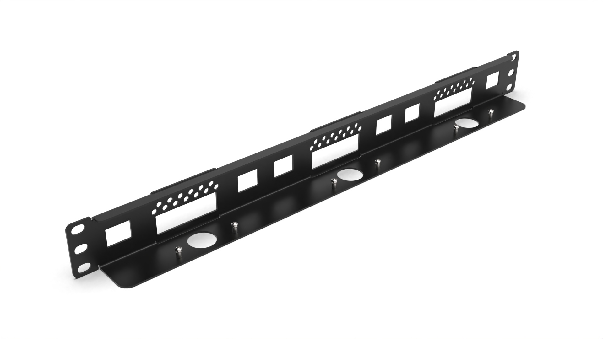 19 inch Rack Mount 1U for 1-3 Raspberry Pi, including 2x blind cover ...