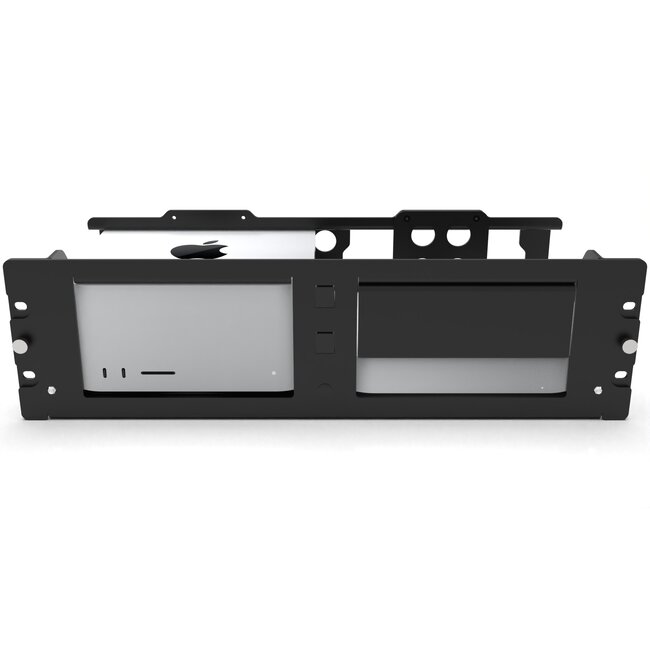 Mac Studio Rack Mount 19 inch for 1 Mac Studio & 1 Mac mini
