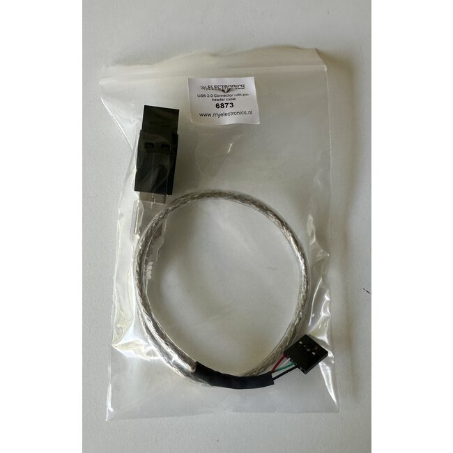 USB 2.0 Connector with pin-header cable