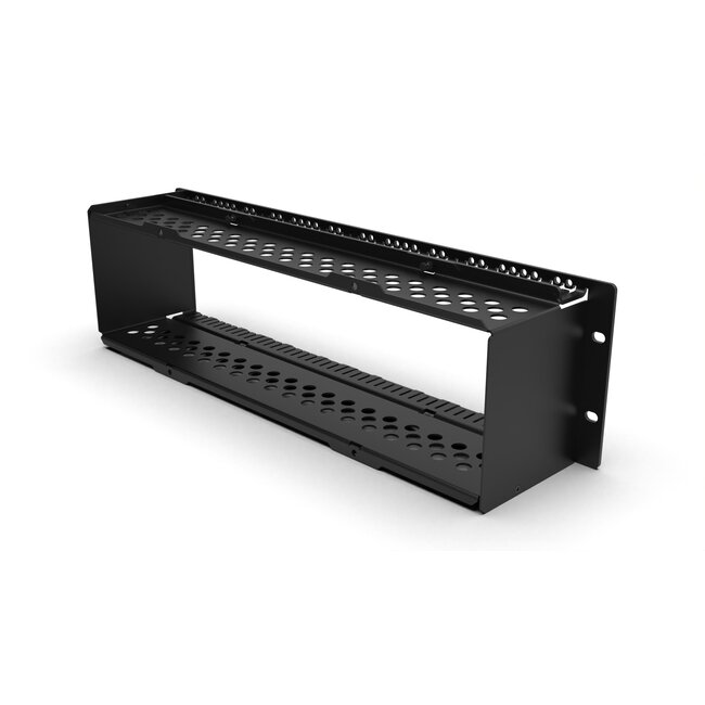 19 inch rack mount 3U Pro Enclosed for 12x RASPBERRY Pi - FRONT REMOVABLE