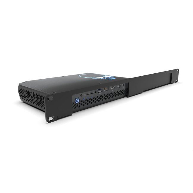 19 inch 1U rackmount for 1-2 Hades Canyon NUC's NUC8i7HNK / NUC8i7HVK