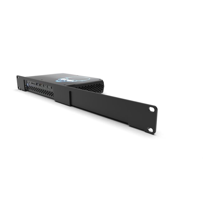 19 inch 1U rackmount for 1-2 Hades Canyon NUC's NUC8i7HNK / NUC8i7HVK
