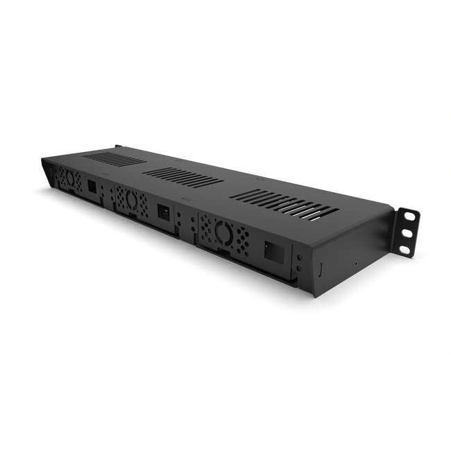 1U rack mount Pro Enclosed  3x Raspberry Pi - FRONT REMOVABLE