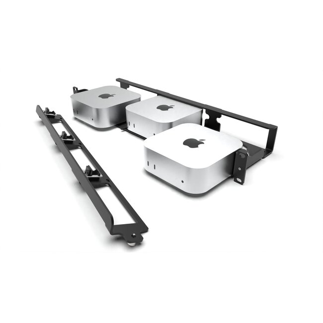 19-inch 1.25U rack mount for 1~3 Mac mini 2024 (M4)