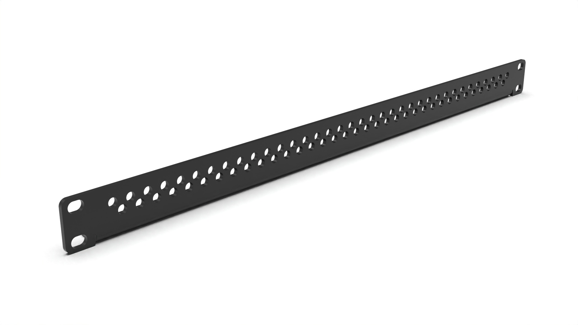 19-inch 0.75U rack mount plate vented - MyElectronics