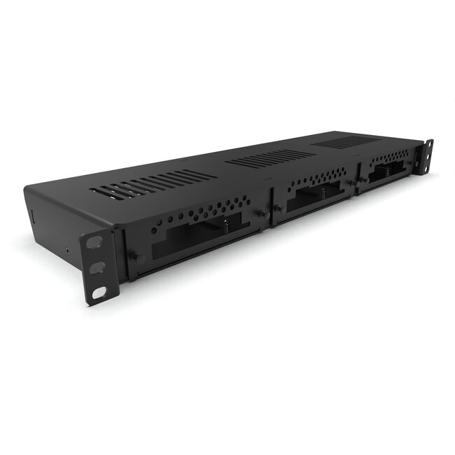 1U rack mount Pro Enclosed 3x Jetson - FRONT REMOVABLE