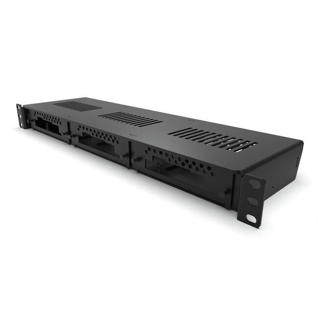 1U rack mount Pro Enclosed 3x Jetson - FRONT REMOVABLE