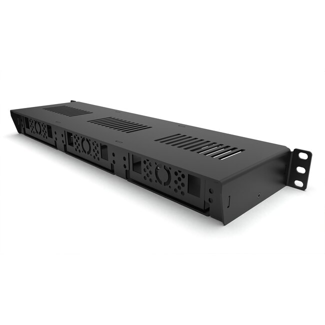 1U rack mount Pro Enclosed 3x Jetson - FRONT REMOVABLE