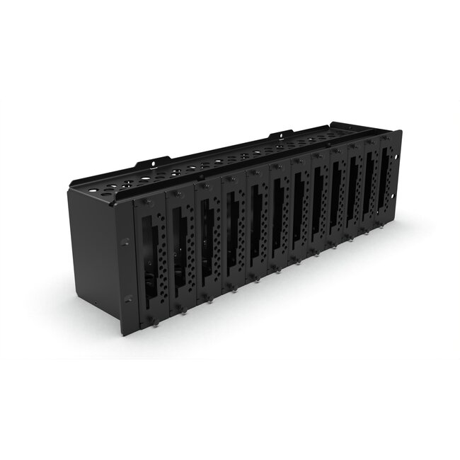 19 inch rack mount 3U Pro Enclosed for 12x Jetson - FRONT REMOVABLE