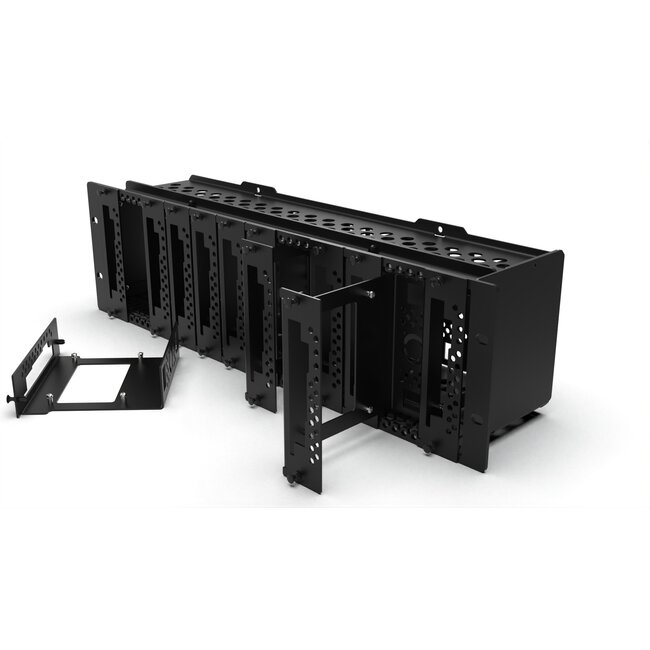 19 inch rack mount 3U Pro Enclosed for 12x Jetson - FRONT REMOVABLE