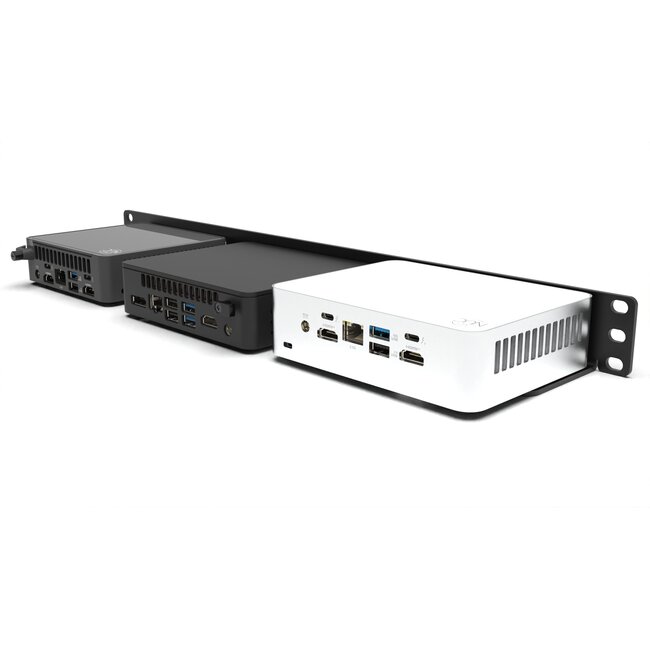 19-inch 1U rack mount for 1~3 NUC Essential / Pro / Pro+