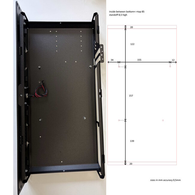 19 inch 2U mini-ITX case short depth Low-Profile PCI