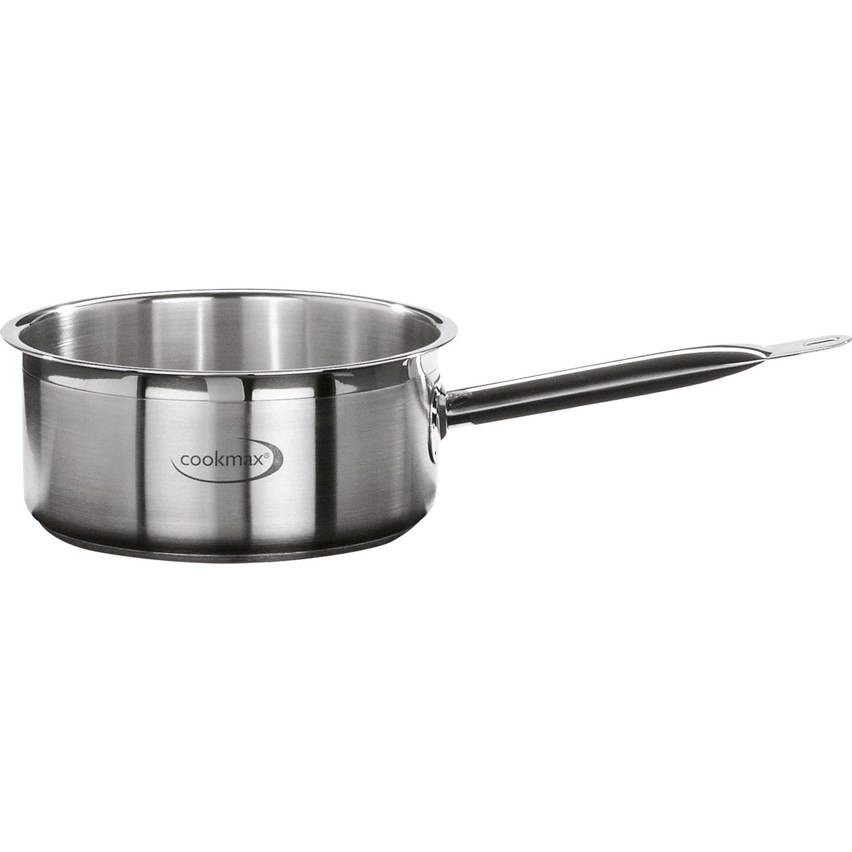 Stielkasserolle flach "Cookmax Professional" Ø 20 cm, H: 9 cm. Inhalt 2,8L