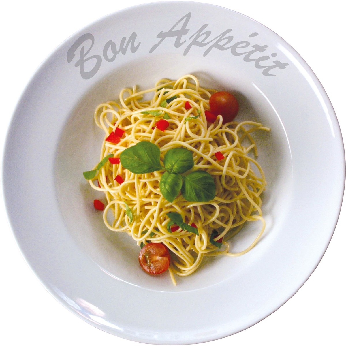 Pastateller "Bon Appetit", Ø 23,0 cm, rund