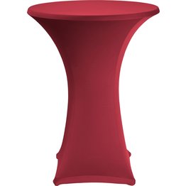Stehtischbezug Ø 80 cm bordeaux