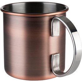 Becher "Moscow Mule" Antik-Kupferlook, glatt, matt, Ø 9,0 cm, H: 9,0 cm, 0,45 L