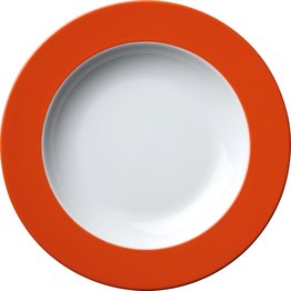 Teller tief Ø 22,5 cm orange