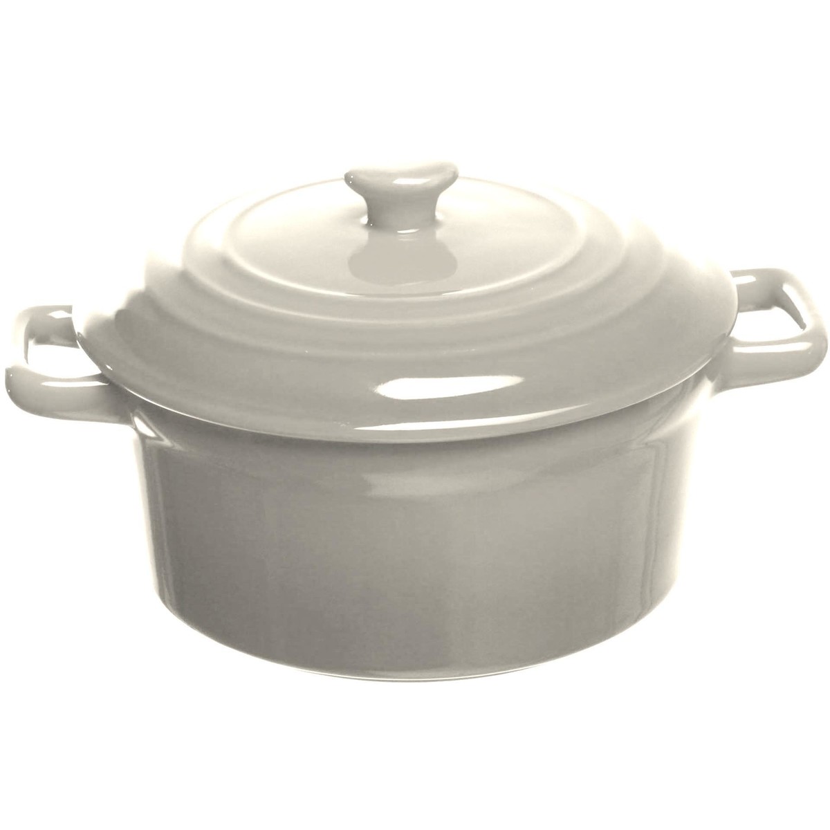 Mini-Casserole "Lexa" Ø12,5cm H:6,5cm weiß