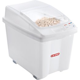 Behälter auf Rollen mit Schiebedeckel Behälter auf Rollen mit Schiebedeckel