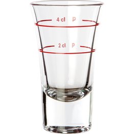 Schnapsglas 2 cl + 4 cl