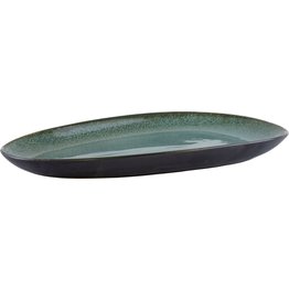 Porzellanserie "Spices" Mint Platte oval 38,5x20,5