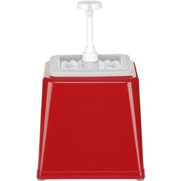 Pump-Soßenspender 2,5L rot - NEU