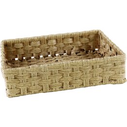 Korb, beige, Polyrattan, GN GN 1/2