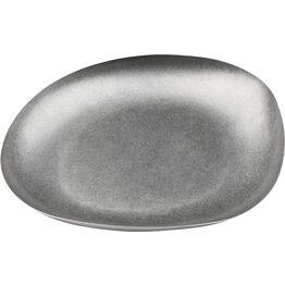 Edelstahlserie "Yoko" Teller flach 21,5x19cm