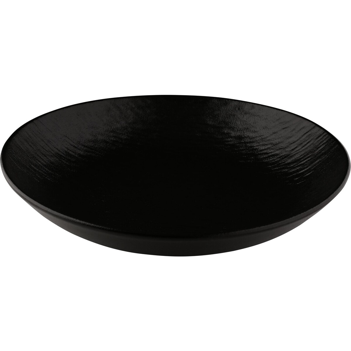 Porzellanserie "Lavanit" schwarz Teller tief