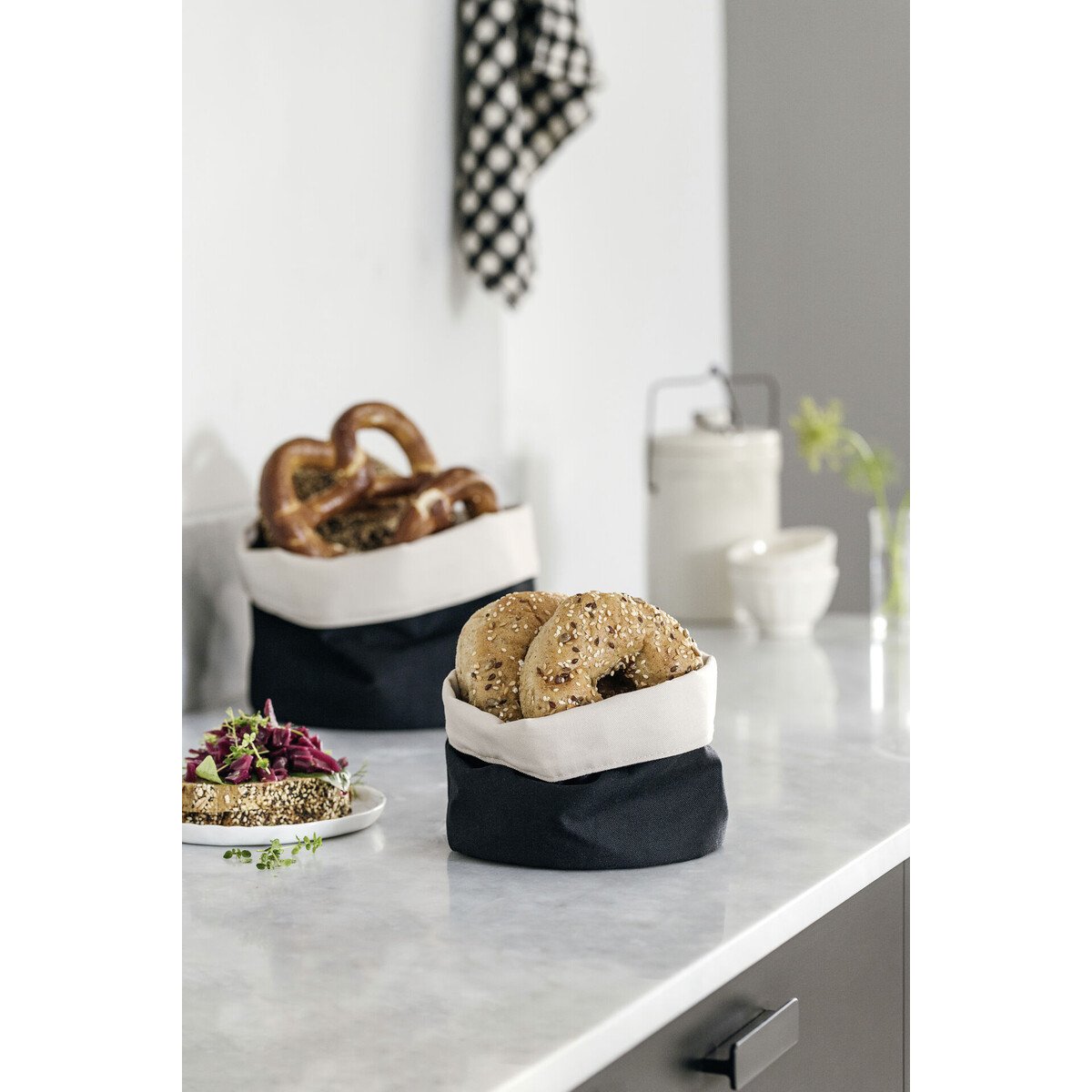 Brottasche schwarz Ø 20cm