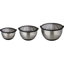 Schüssel Set 3-tlg. inkl. Deckel - NEU