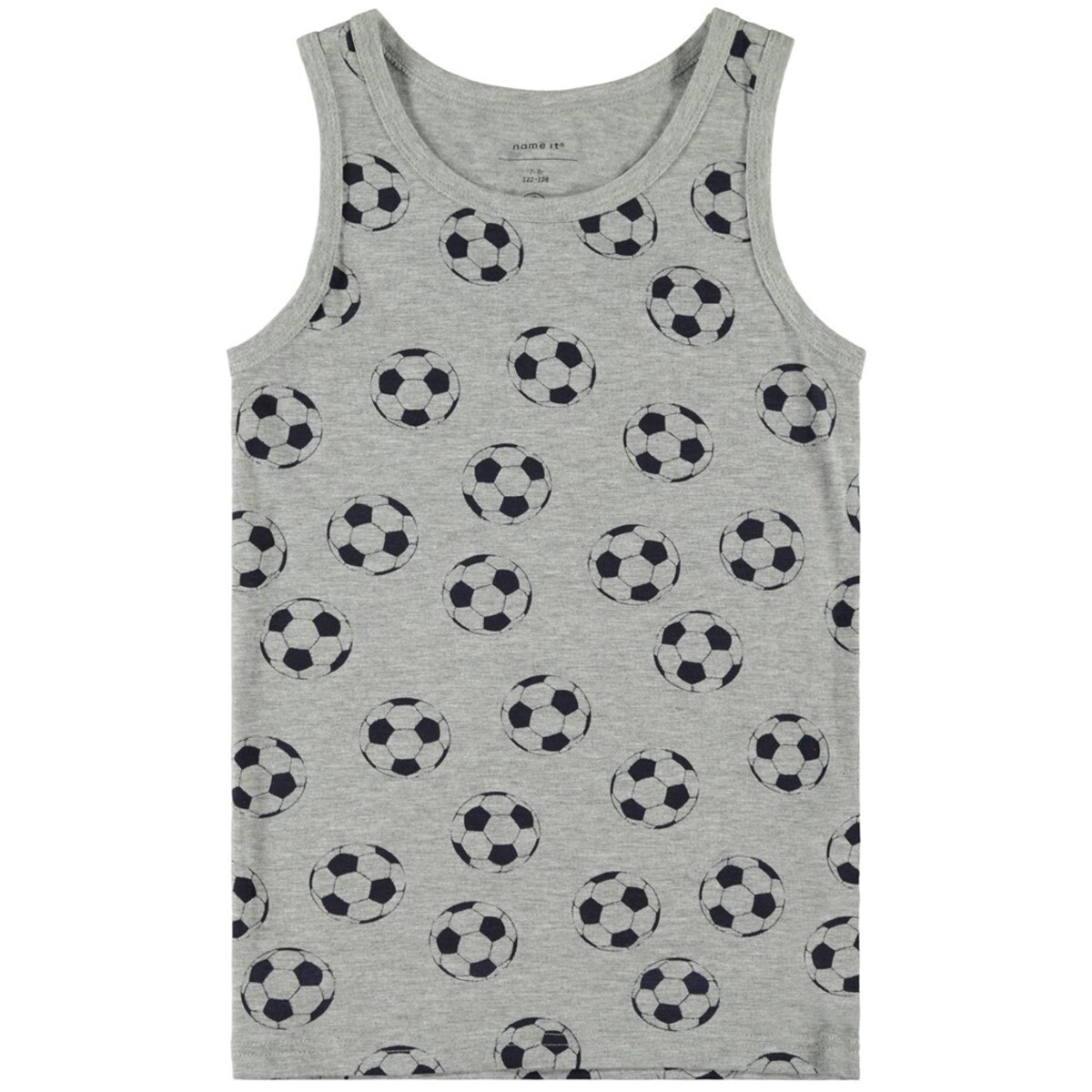 Name-it 2-Pack jongens hemden - Voetbal - Katoenen kinder onderhemd