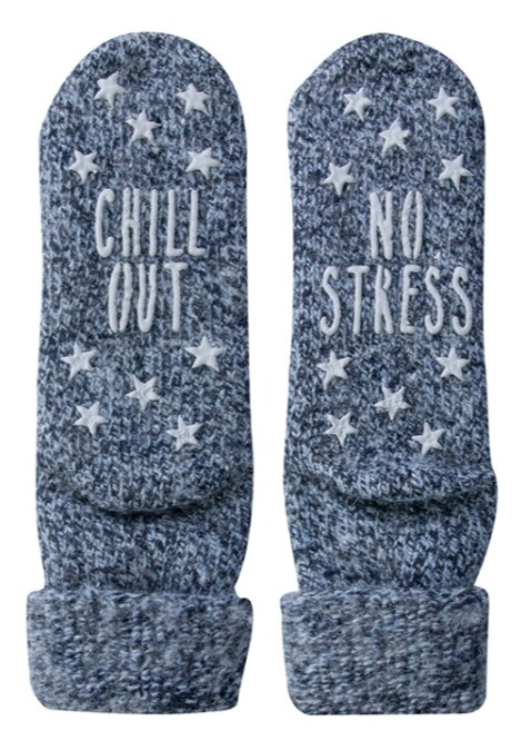 Homesocks huis sokken met antislip - Antislip sokken met extra grip - Siliconen - Wollen winter sokken