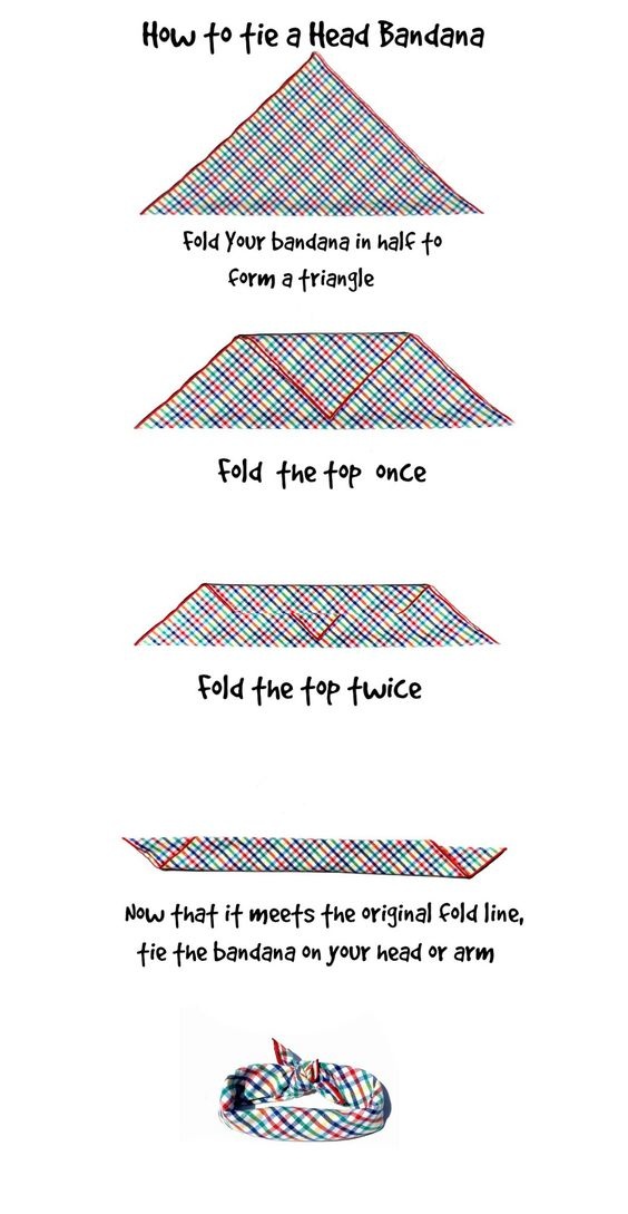 Verschillende manieren om je bandana knopen - Sliponline