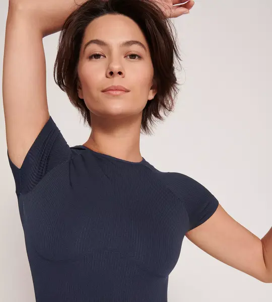 Sloggi Aloe vera body korte mouw - Ever infused sleeve bodysuit - Naadloze body met rondehals Sloggi Aloe vera body korte mouw - Ever infused sleeve bodysuit - Naadloze body met rondehals