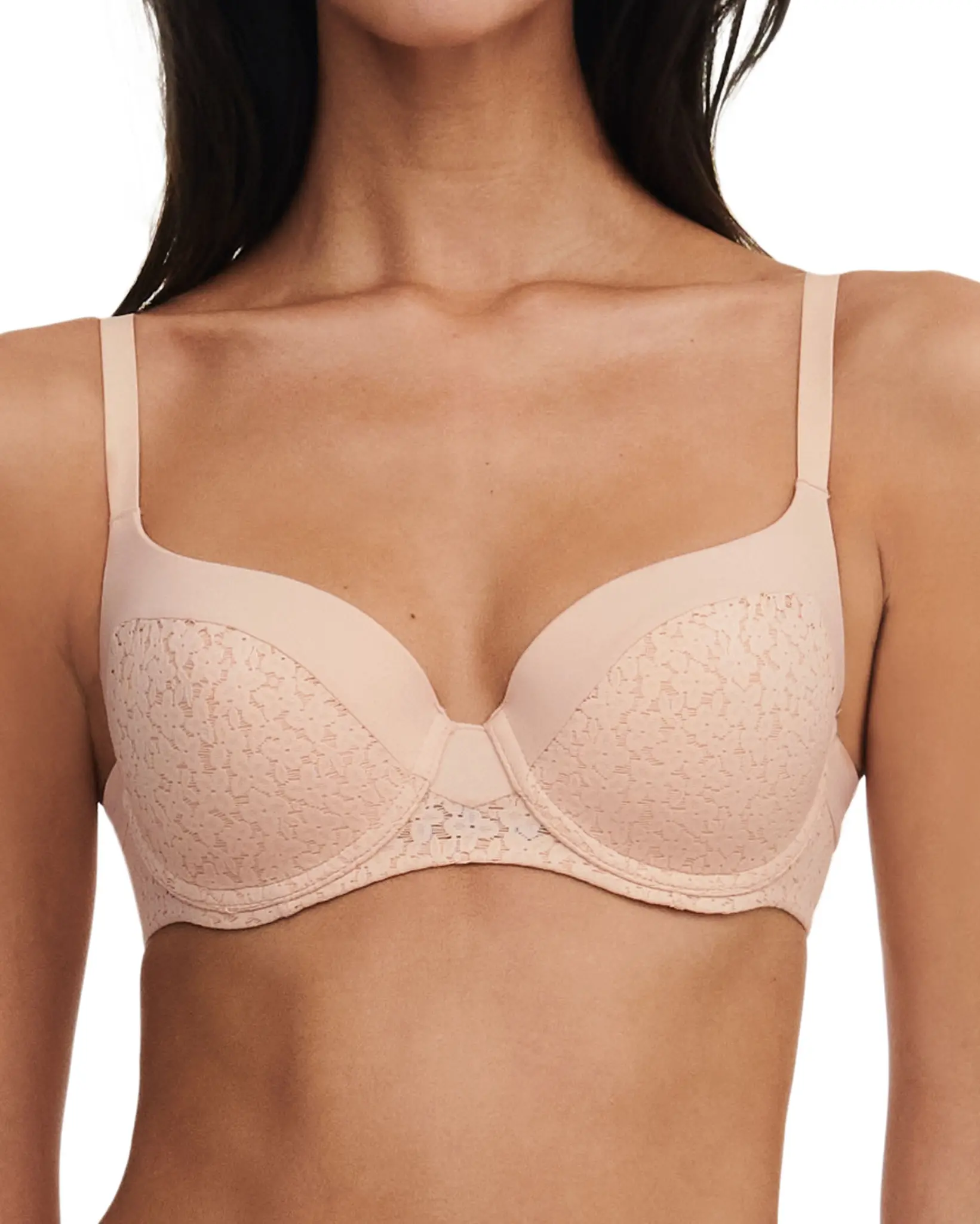 Chantelle T-shirt Beugel Bh - voorgevormd - Norah - T-shirt bh met brede bh band