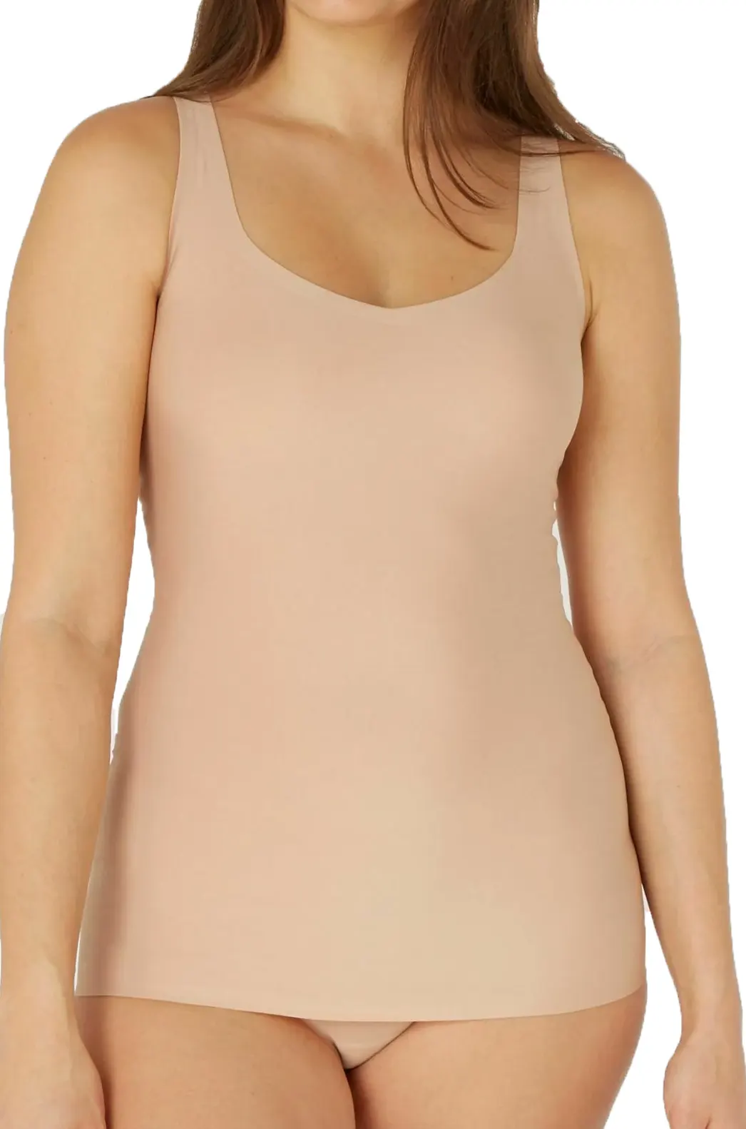 Ten Cate Secrets hemd 2-way top - Katoen - 32049 - Naadloos biologisch katoenen onderhemd brede bandjes