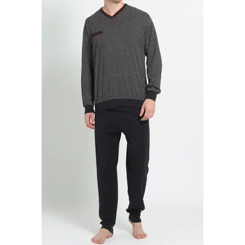 Gotzburg heren pyjama - Manhattan - 451381 - Navy Gotzburg heren pyjama - Manhattan - 451381 - Navy