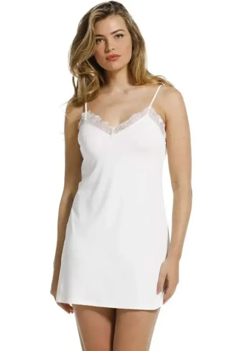 Pastunette onderjurk 85 cm- Spaghetti bandjes - Kant - Gladde onderjurk - Wit - Zwart Pastunette onderjurk 85 cm- Spaghetti bandjes - Kant - Gladde onderjurk - Wit - Zwart