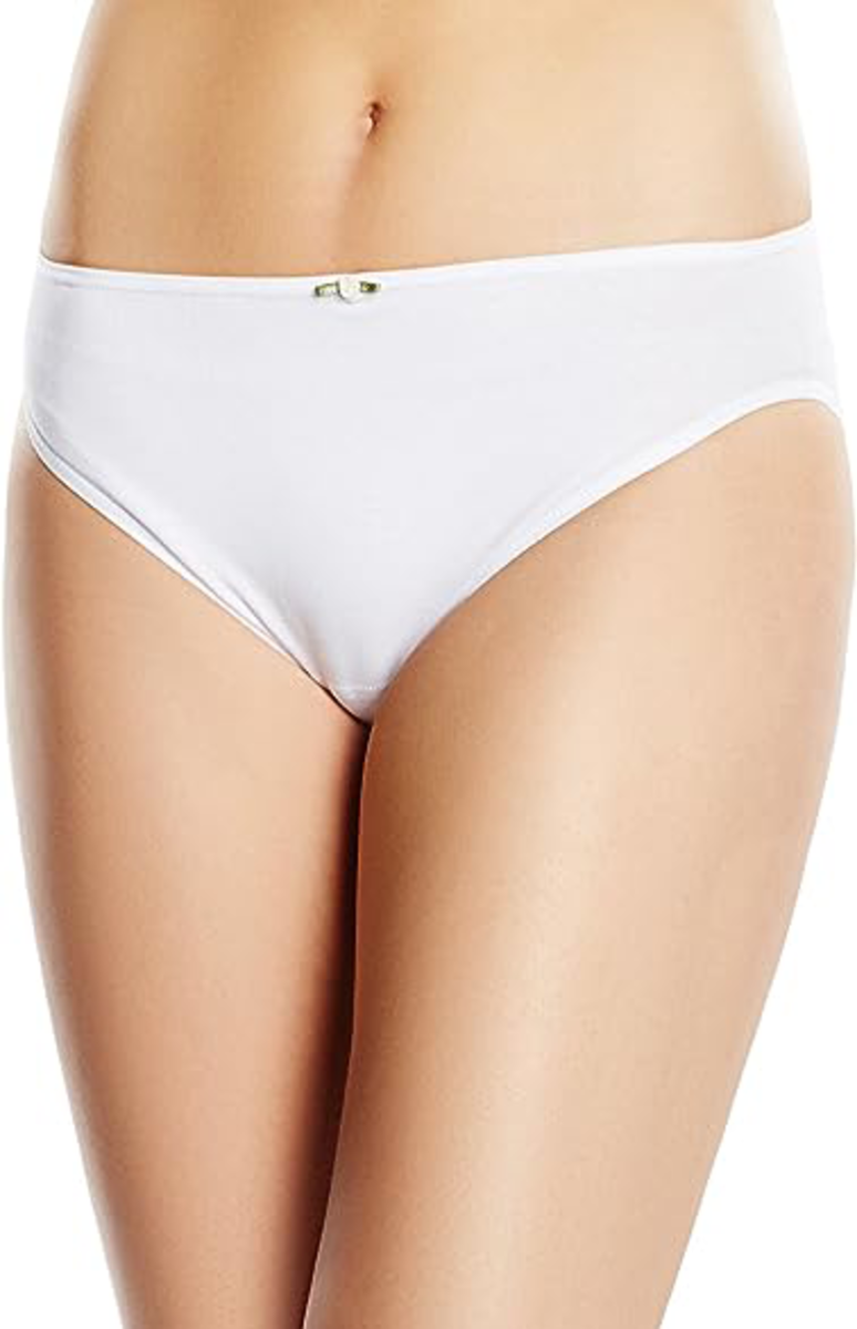 Avet 3367 dames bikini slip - Elastisch katoen dames onderbroek- Mini slip wit en zwart Avet 3367 dames bikini slip - Elastisch katoen dames onderbroek- Mini slip wit en zwart