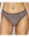Pieces 2-pack dames string - Mylli - Panter strings maat S
