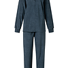 Lunatex badstof dames pyjama - Whale