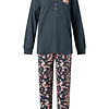 Lunatex dames pyjama dikke tricot - Uni top